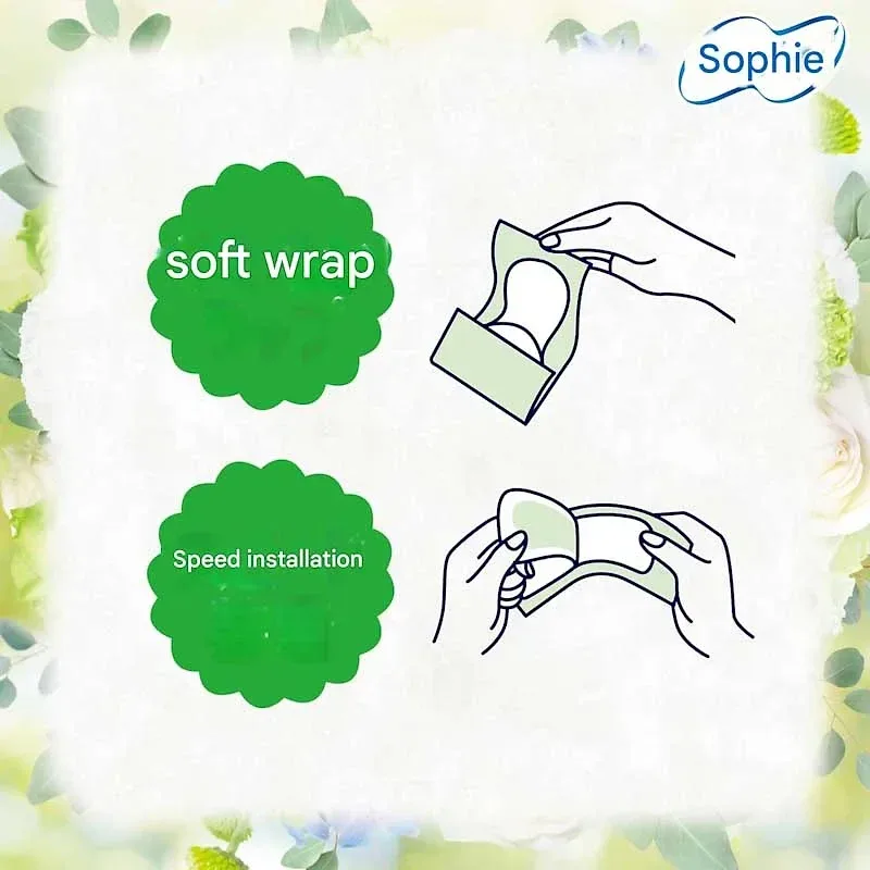 Sofy Kiyora Panty Liners, Green Fresh Scent – 72 Sheets × 3 Packs (Total 216)