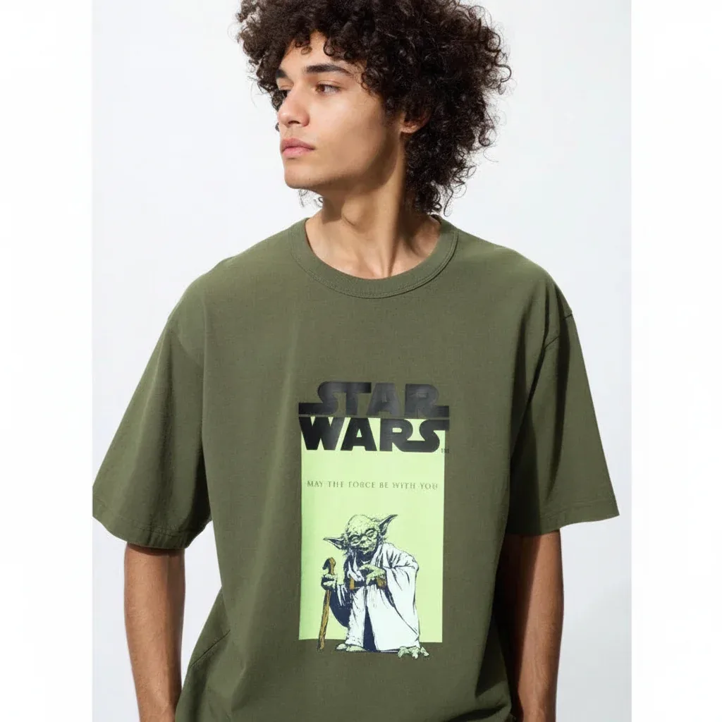 UniQlo Magic for All Icons UT Relax Fit T-Shirt – Star Wars Yoda 487466 Japan best brand