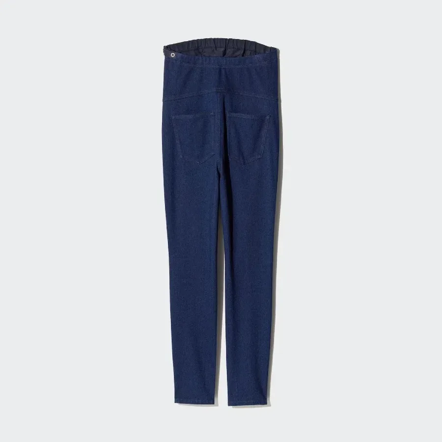 UniQlo Ultra Stretch Maternity Leggings Pants (Denim Blue) 479291 Japan best brand