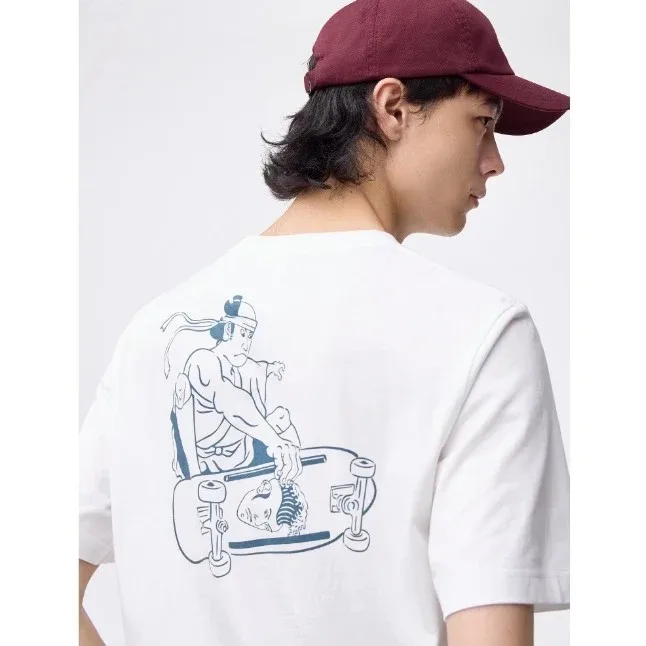 GU Graphic T-Shirt NAGA 360426 Japan best brand