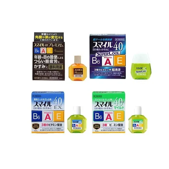 Lion Smile 40EX IC5 Japanese Eye Drops with Vitamins (15 ml)