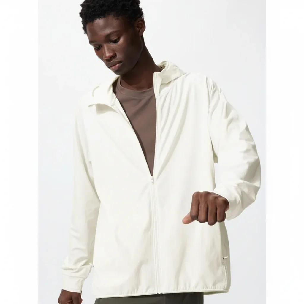 UniQlo Ultra Stretch Dry EX Full Zip Parka 475387 Japan best brand