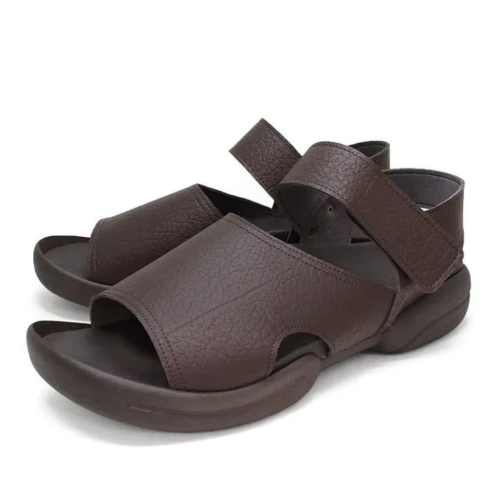 Re:getA R-232M Men’s Belt-Design Velcro Sandal — Made in Japan