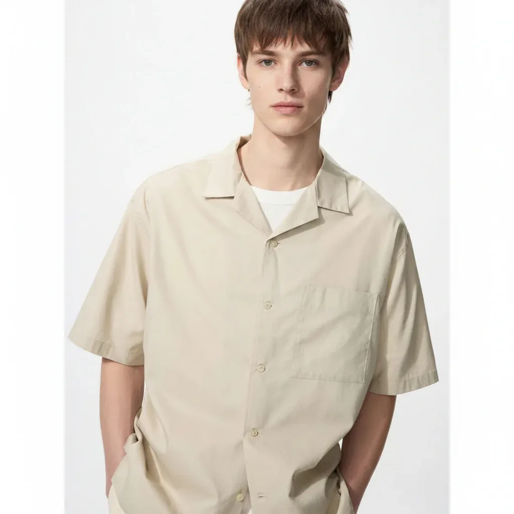 UniQlo Open Collar Shirt 487791  japan best brand