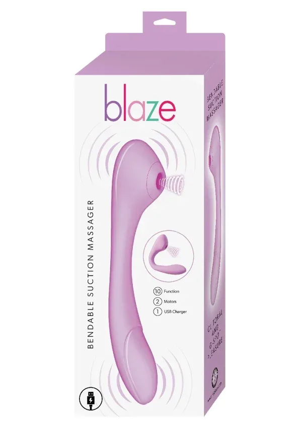 Blaze Bendable Suction Massager