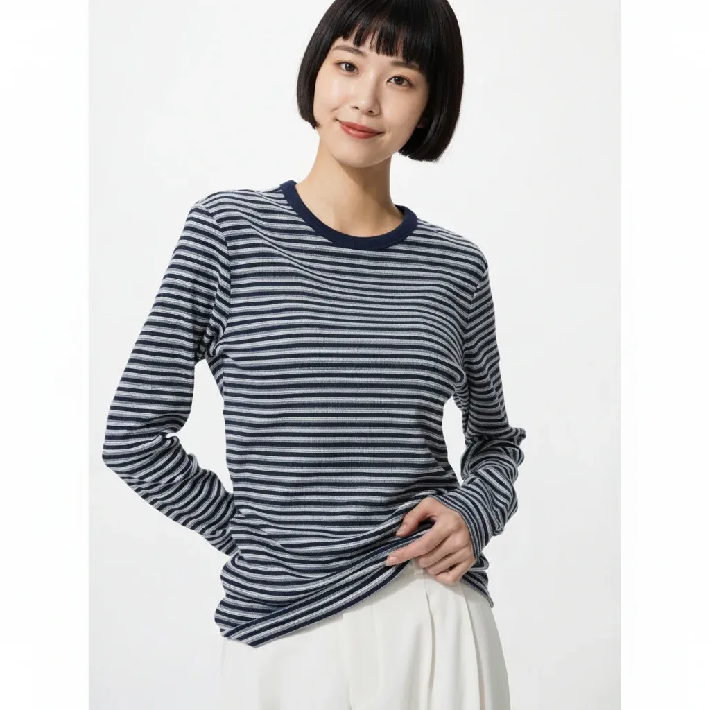 UniQlo Soft Rib T-Shirt 489040 Japan best brand