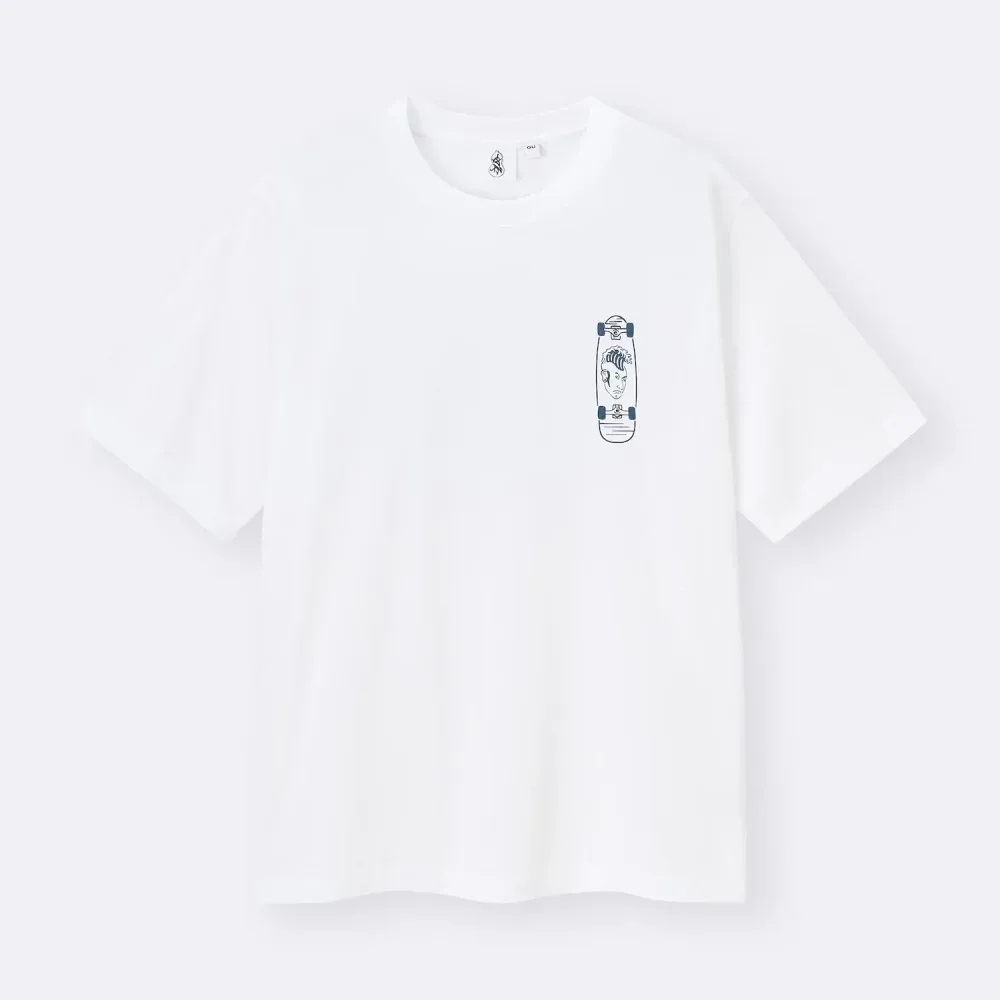 GU Graphic T-Shirt NAGA 360426 Japan best brand