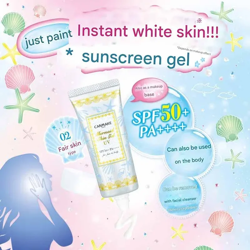 Canmake Mermaid Skin Gel UV 01 – SPF50+ PA++++ – 40g