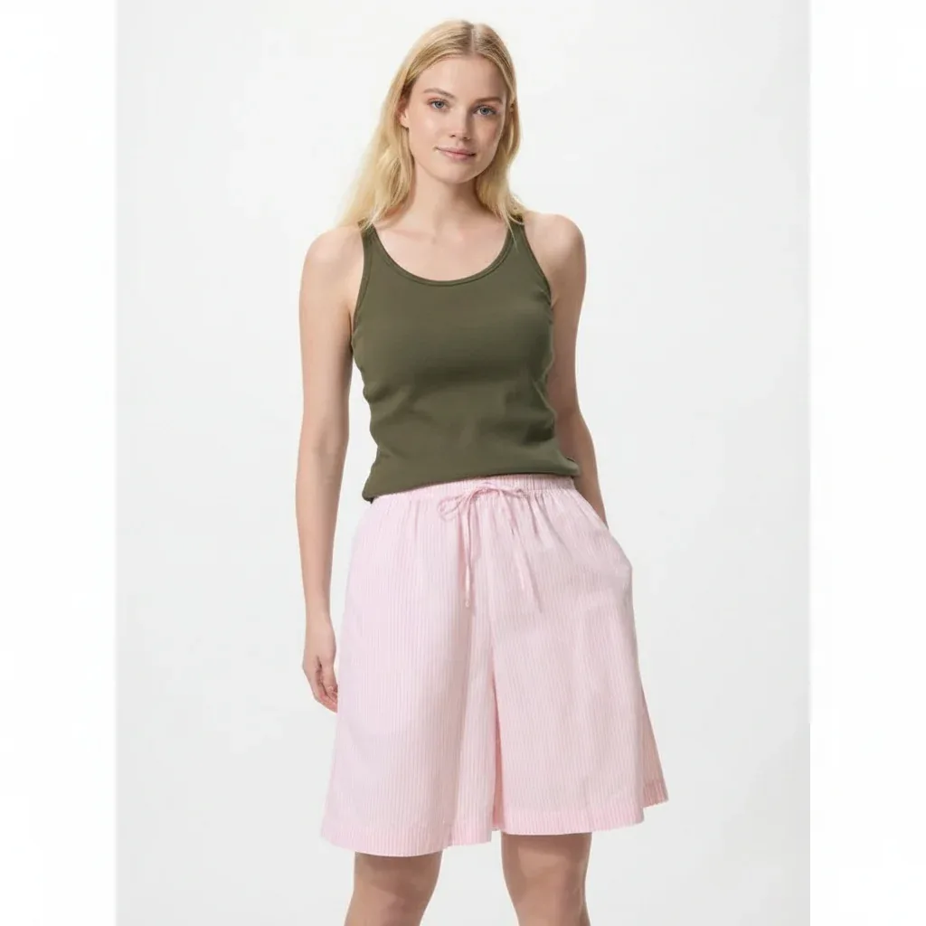 UniQlo Linen Blend Easy Short Pants 485575 Japan best brand