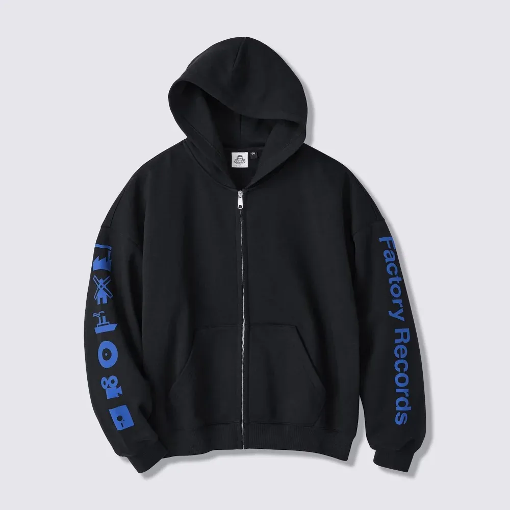 GU Heavyweight Sweatshirt Full-Zip Parka Factory Records PF 361482 Japan best brand