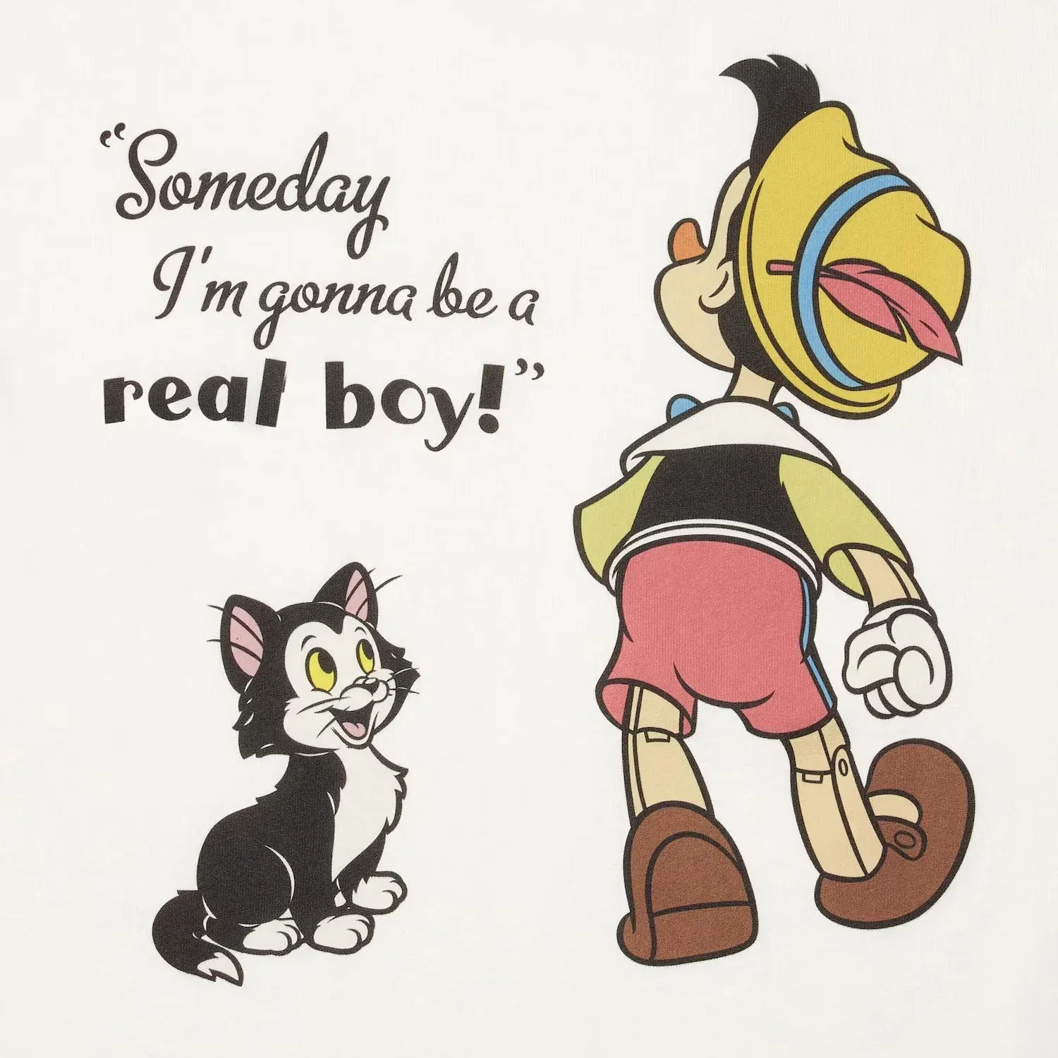 UniQlo Magic for All Icons UT Relax Fit Ringer T-Shirt – Pinocchio & Figaro 485482 Japan best brand