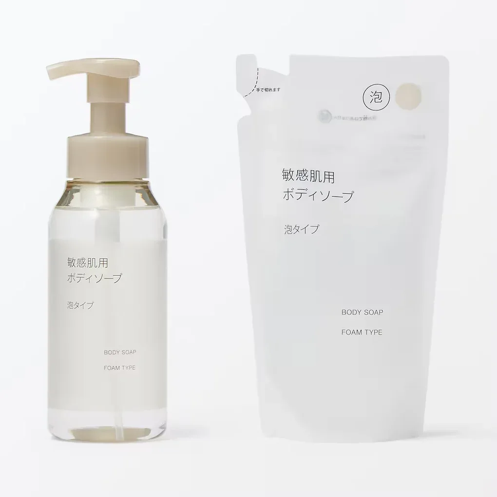 Muji Sensitive Skin Body Soap – Foam Type 400 mL