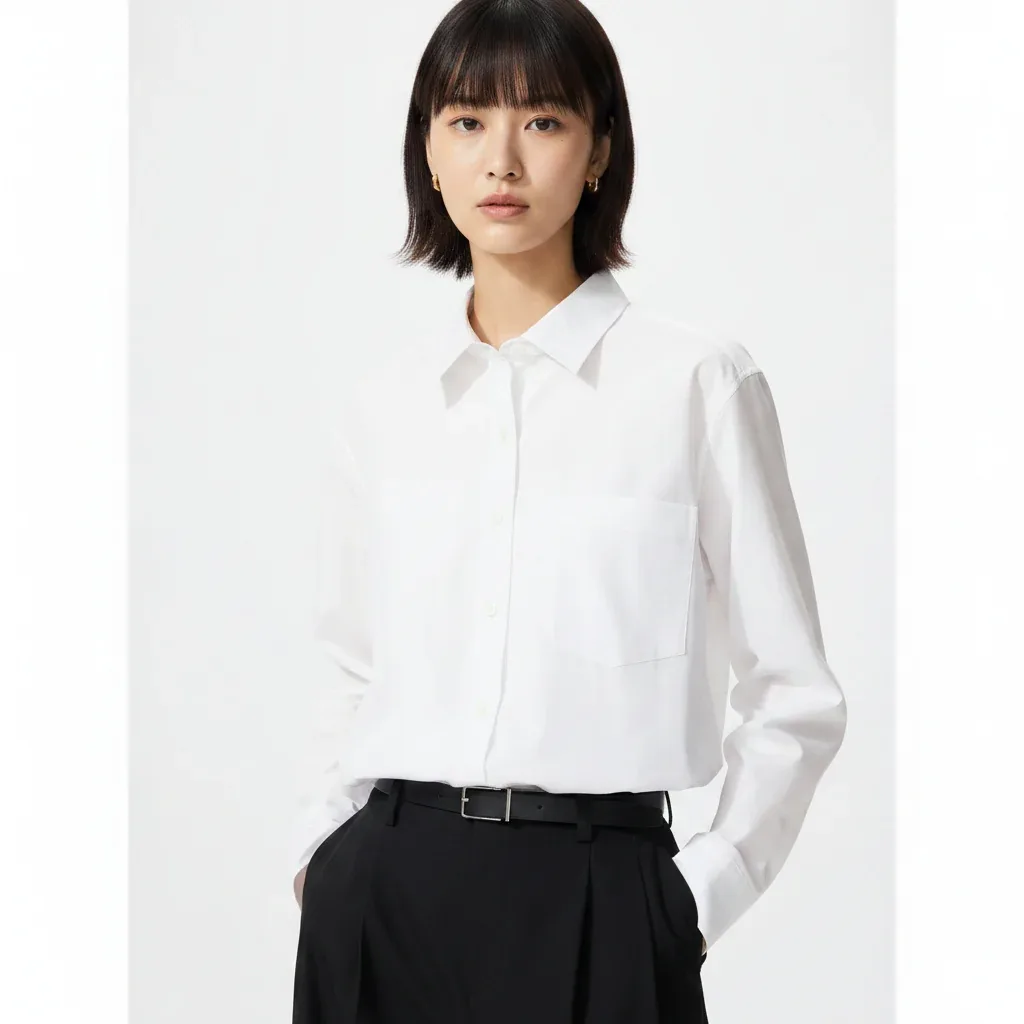 UniQlo Cotton Blend Shirt 491293 Japan best brand