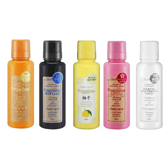 Pieras Propolis 5 Types Trial Set (5.1 fl oz / 150 ml Each, Set of 5)
