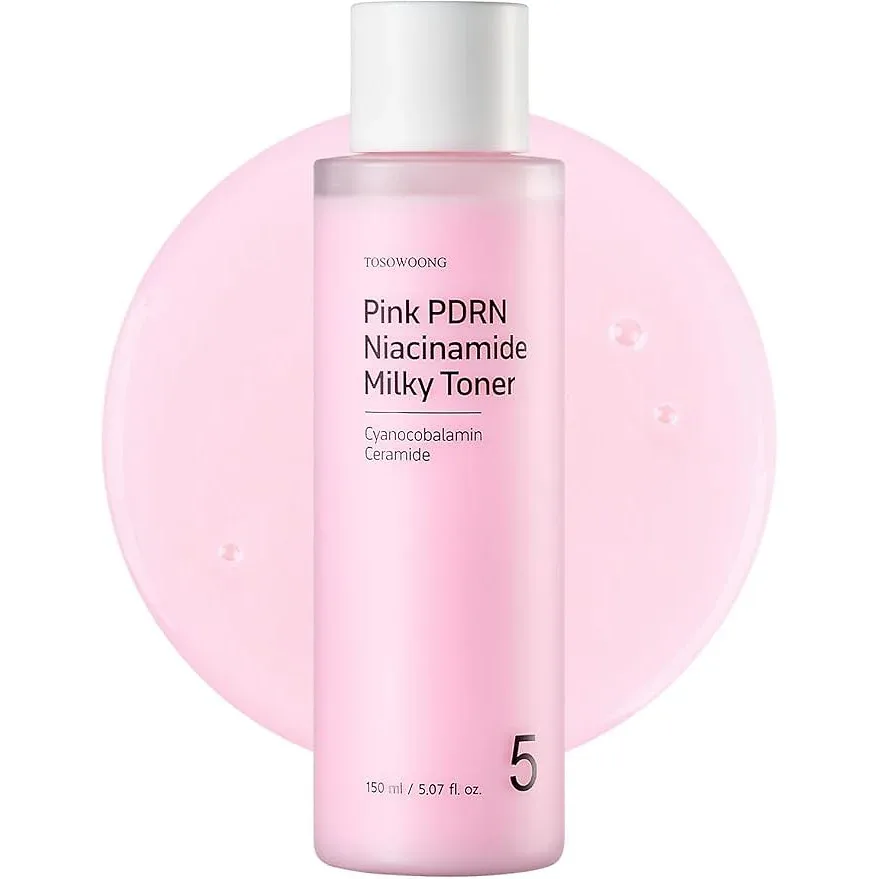 TOSOWOONG Pink PDRN Niacinamide Milky Toner – 150 ml