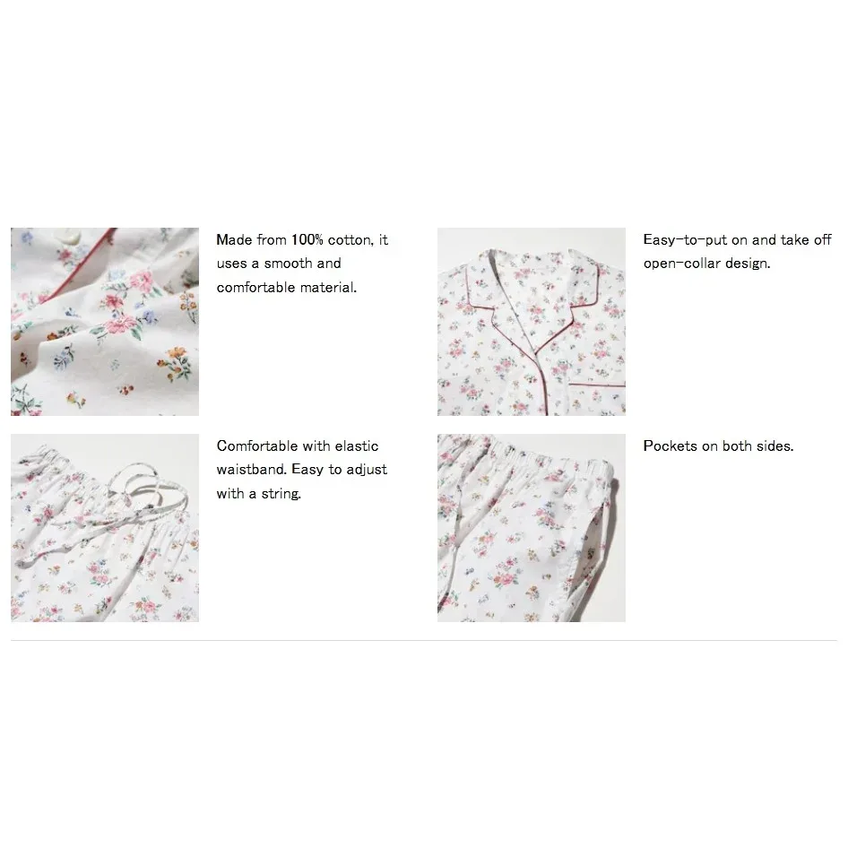 UniQlo Cotton Pajamas 488174 Japan best brand