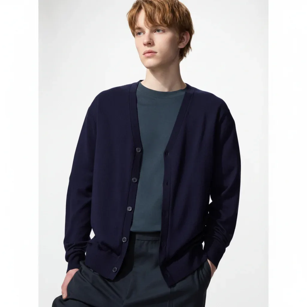 UniQlo Merino V-Neck Cardigan 478539 Japan best brand