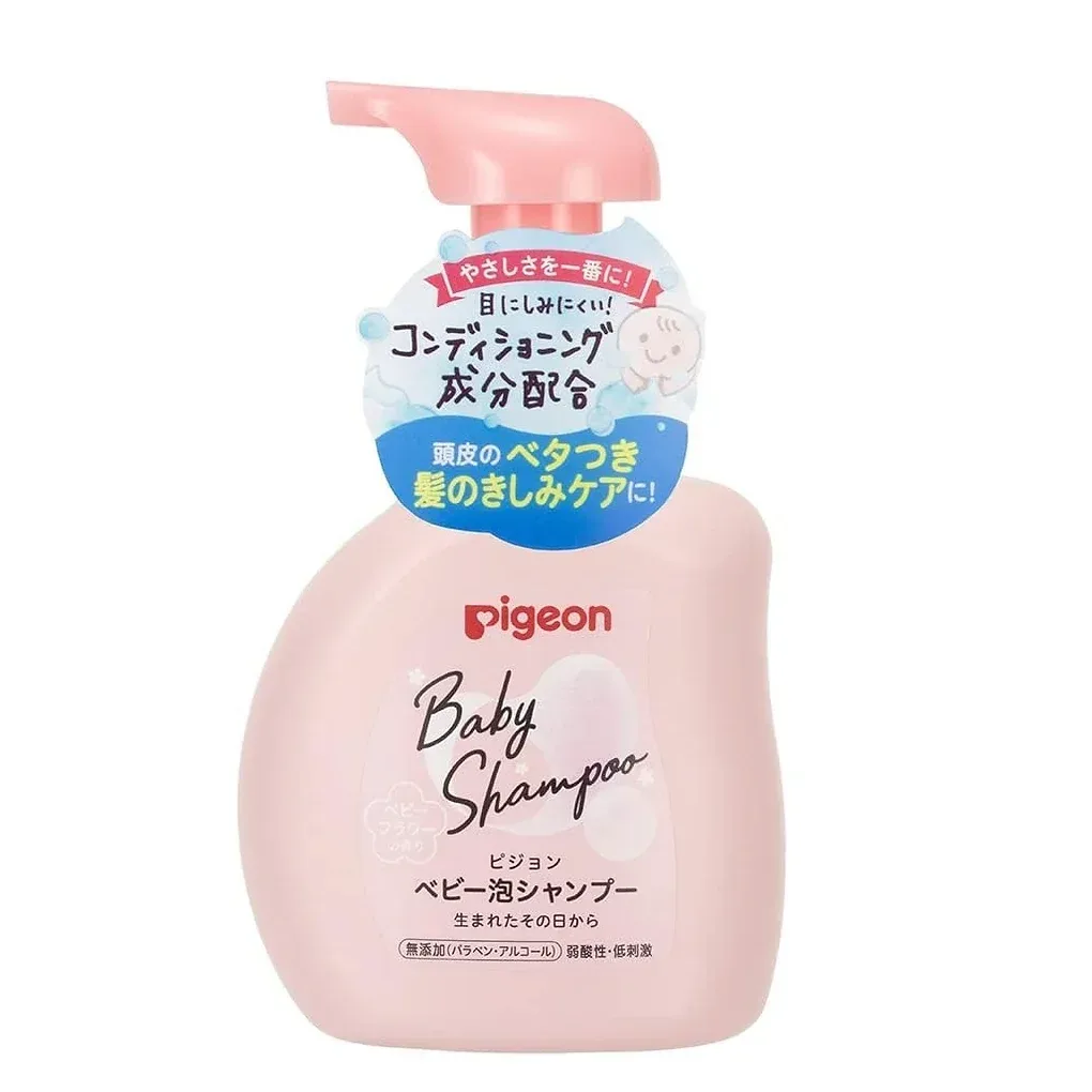 Pigeon Baby Foam Shampoo – Baby Flower Scent (11.8 fl oz / 350 ml)