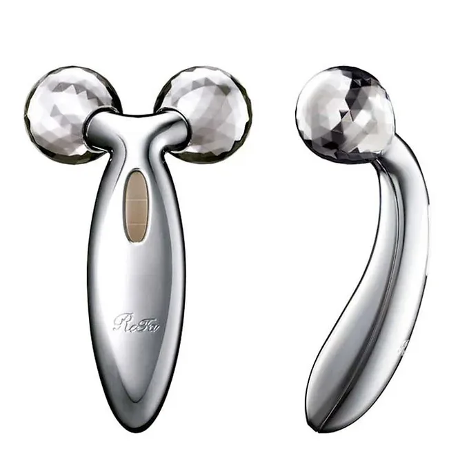 MTG ReFa CARAT FACE – Platinum Roller for Face Care (Silver)