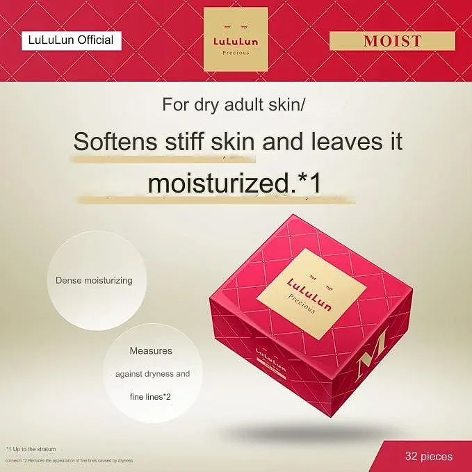 LuLuLun Precious RED Triple Layer Moisturizer (32 Sheet Masks)