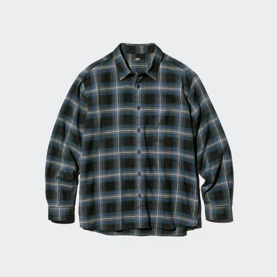 UniQlo Flannel Shirt / Tartan Check 486604 Japan best brand
