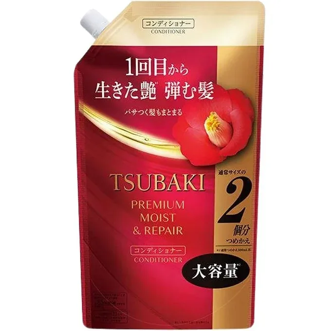 TSUBAKI Premium Moist & Repair Shampoo / Conditioner Refill (Choose Your Option)– 660 ml