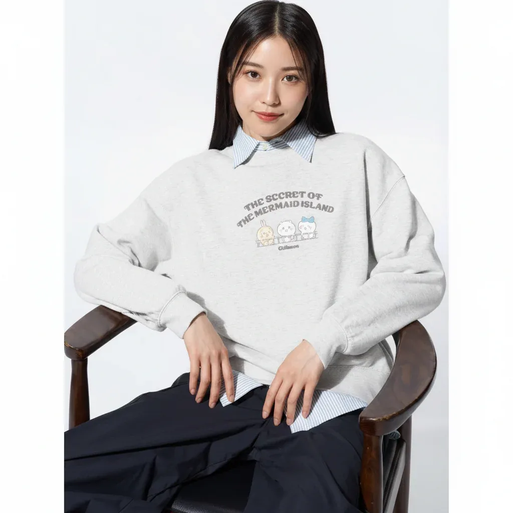UniQlo Chiikawa Sweatshirt 491210 Japan best brand