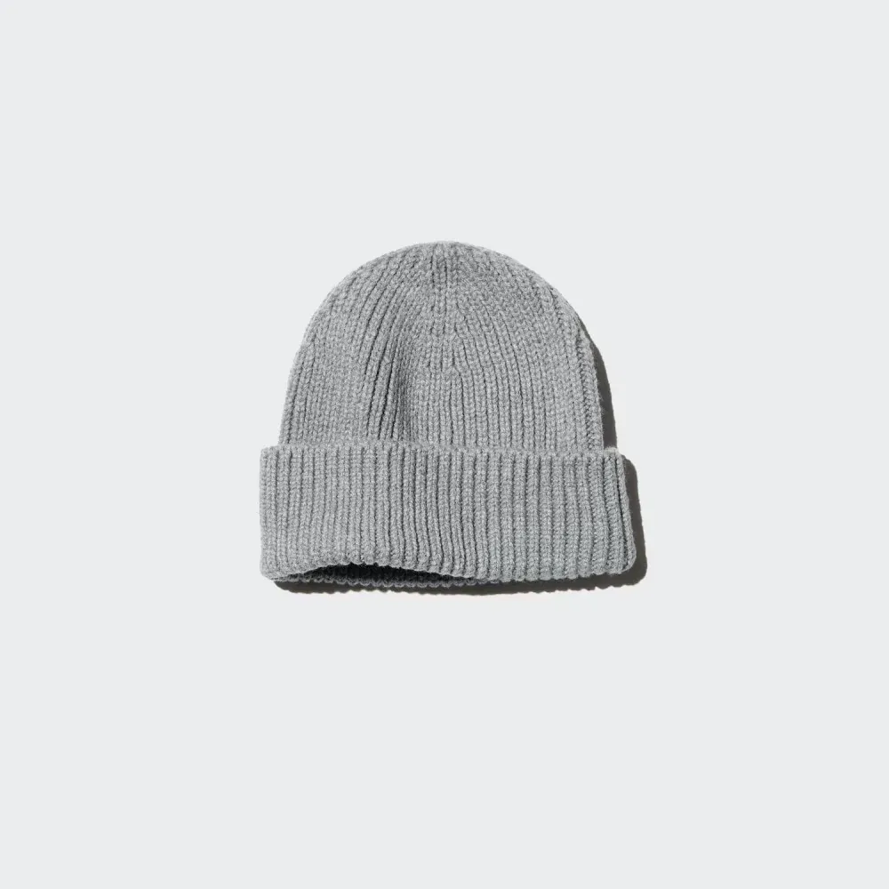 UniQlo Heattech Rib Beanie 486191 Japan best brand