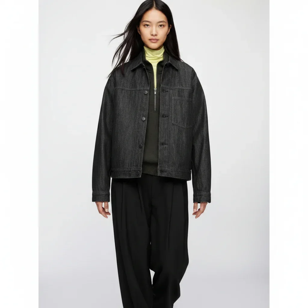 UniQlo Denim Trucker Jacket 488726 Japan best brand
