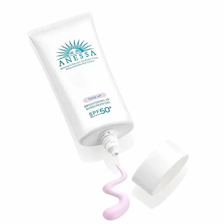 ANESSA Brightening UV Gel – SPF Protection & Whitening | Fruity Floral Scent 90 мл
