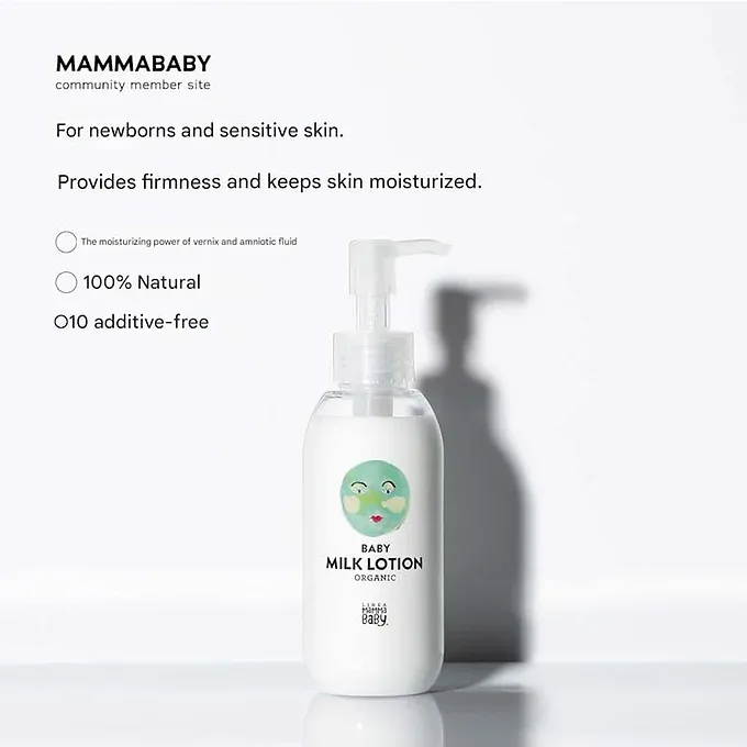 Mama Baby Organic Milk Lotion – 5.3 fl oz (150 ml)