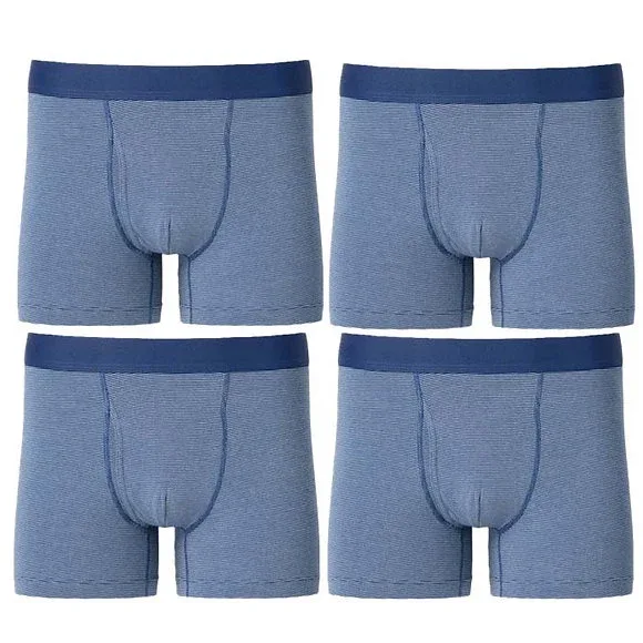 UniQlo Cotton Boxer Briefs (With Front Opening) 479496 Japan best brand