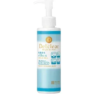 MEISHOKU Cleansing Peeling Gel with AHA and BHA, with light rolling effect, 180ml