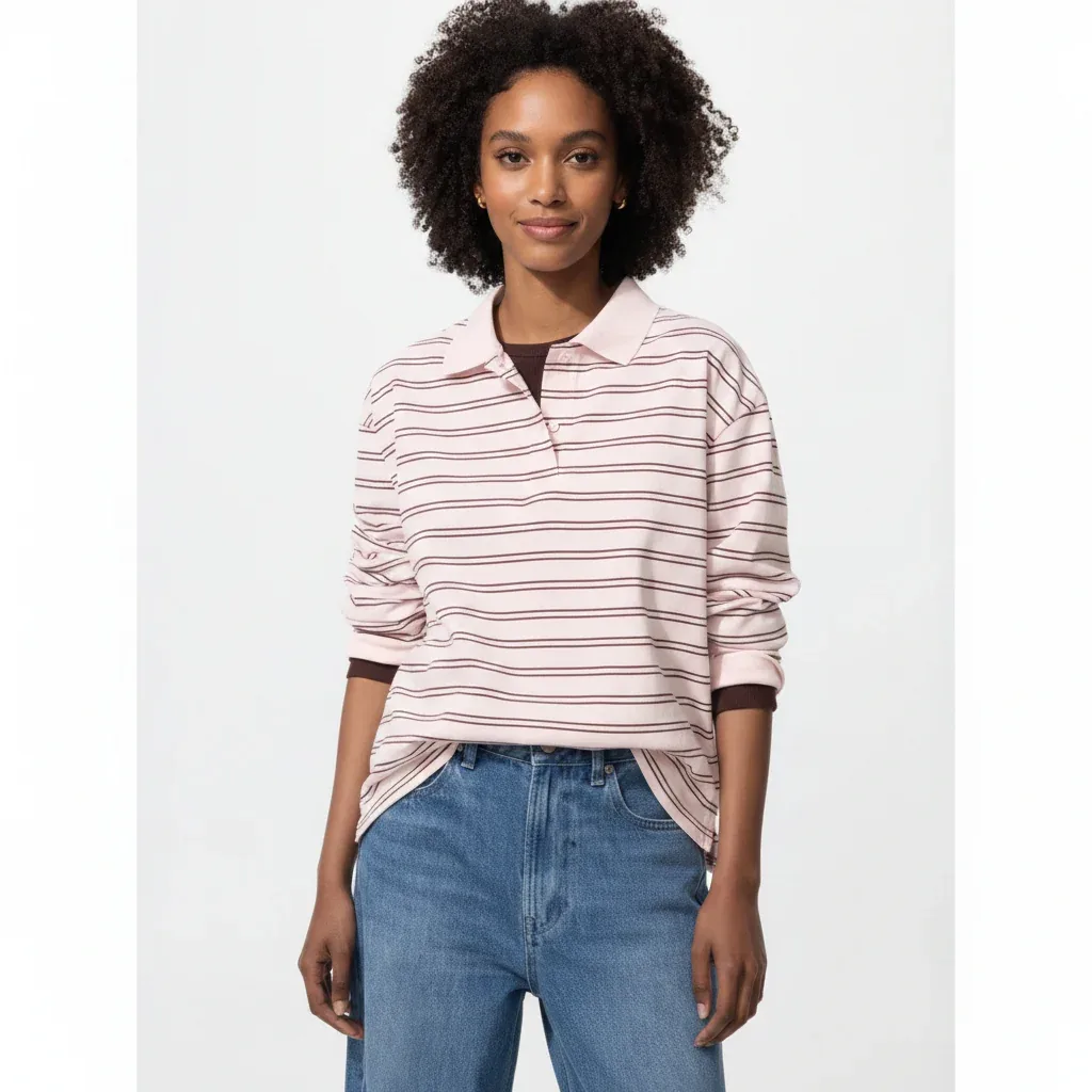 UniQlo Striped Polo Shirt 489060 Japan best brand