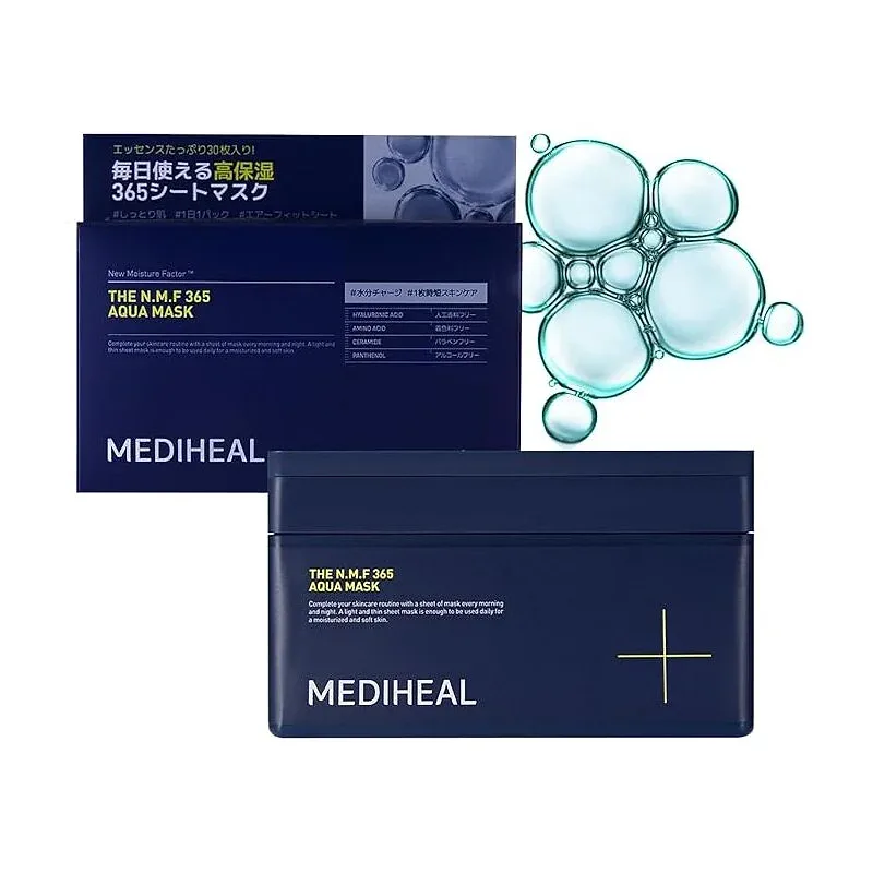 MEDIHEAL The N.M.F 365 Aqua Mask – 30 Sheets