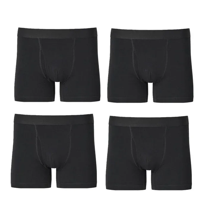 UniQlo Cotton Boxer Briefs (With Front Opening) 479495 Japan best brand