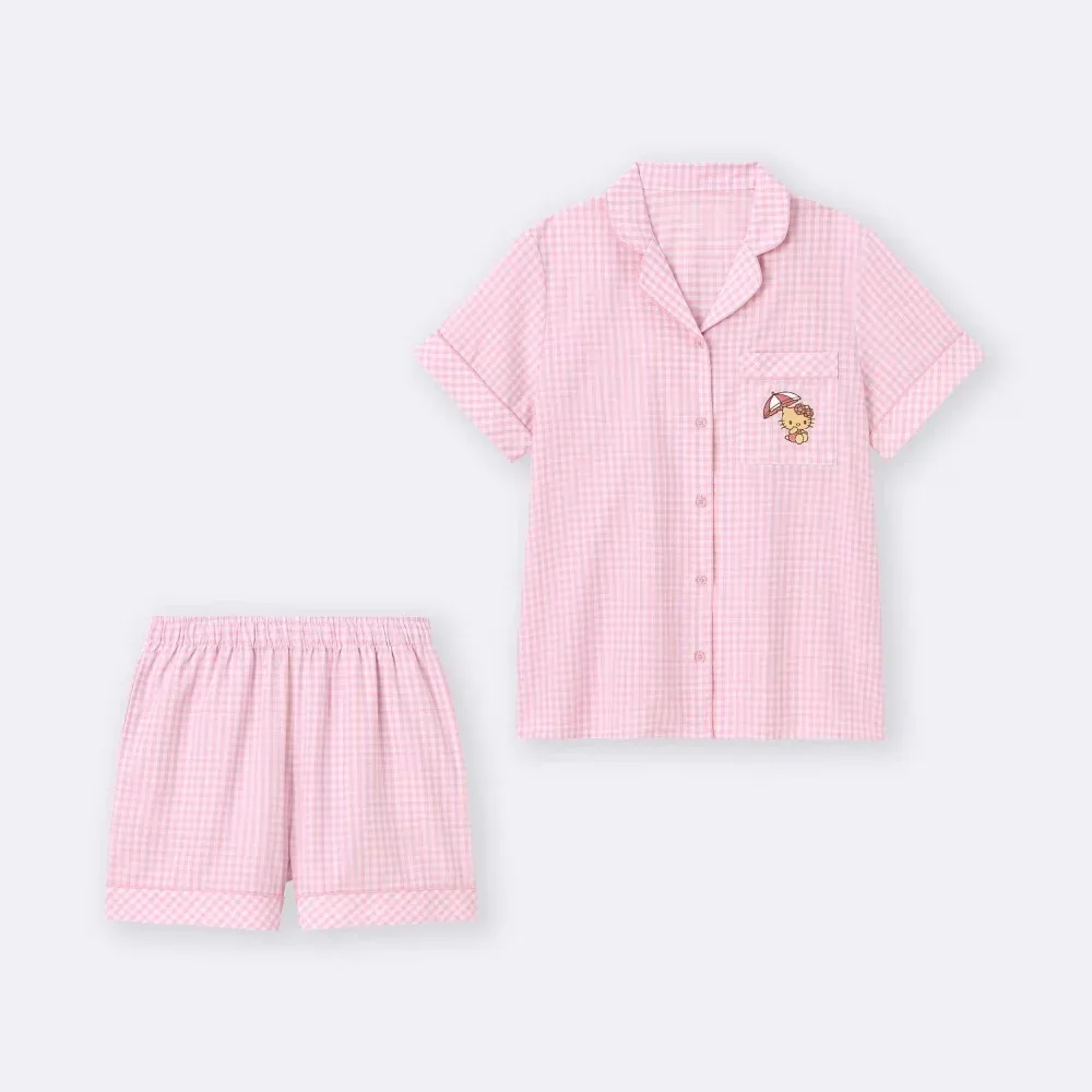 GU Sanrio Characters Pajama Set (Short Sleeves & Shorts) 360513 Japan best brand