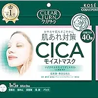 Kose Clear Turn CICA Moist Mask 40 sheets