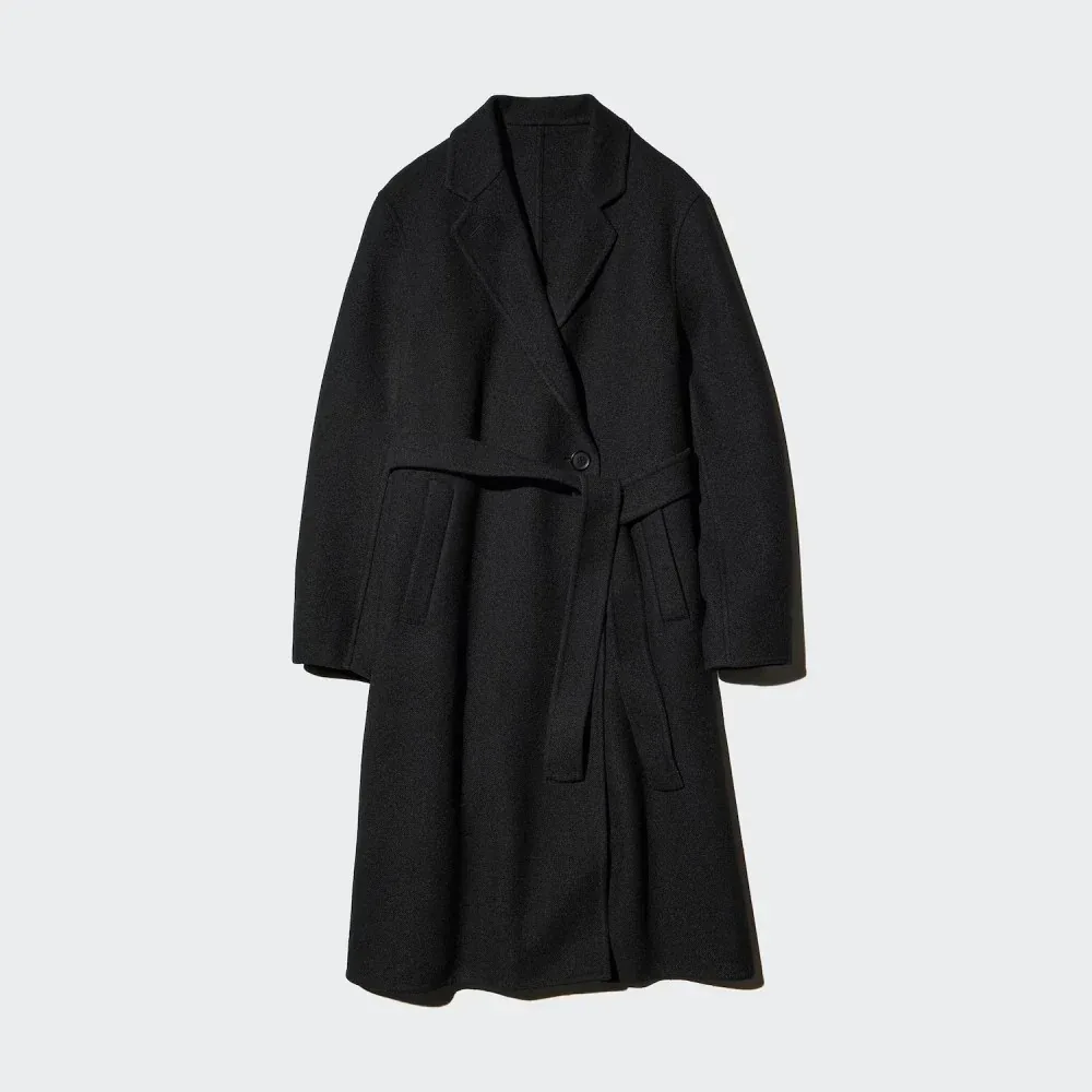 UniQlo Double Face Relaxed Long Coat 487423 Japan best brand
