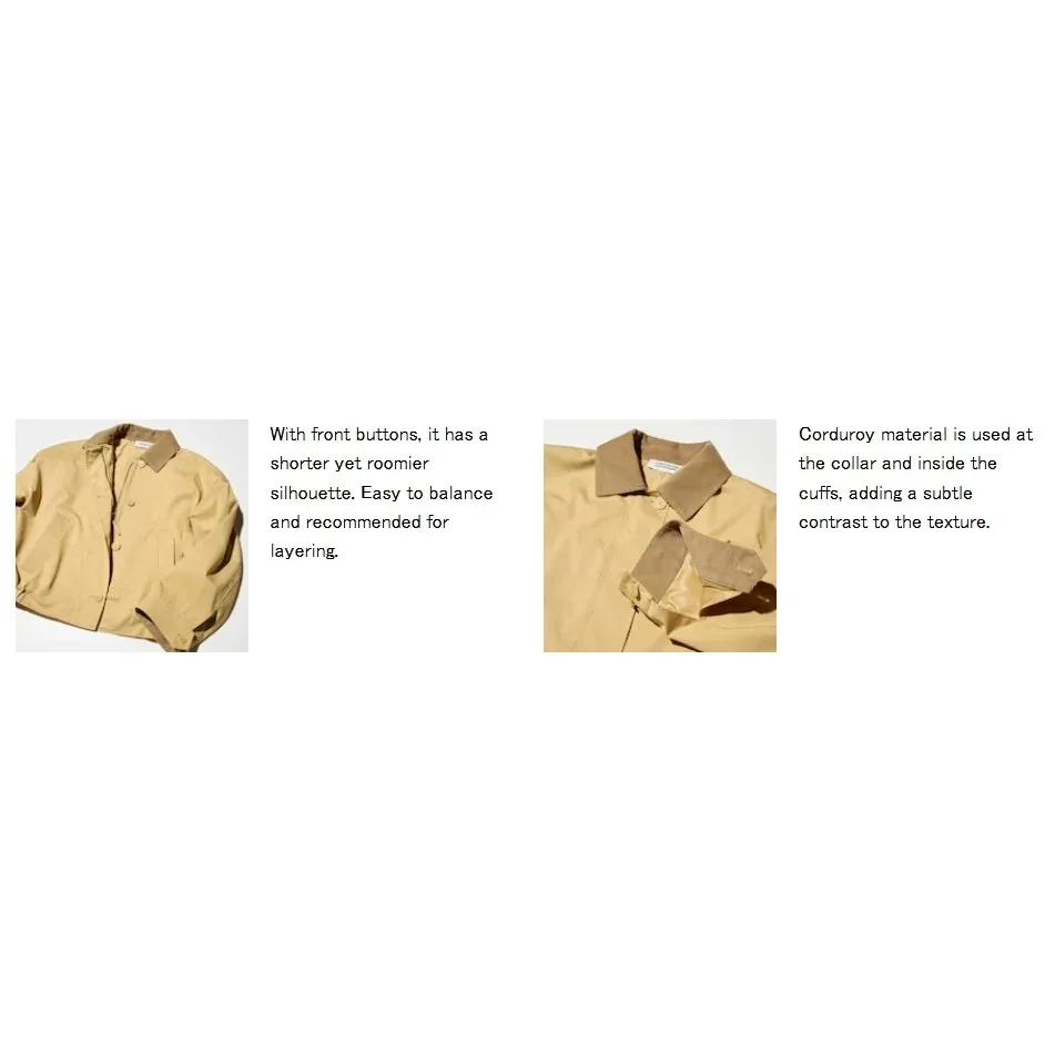 UniQlo Cotton Blend Relaxed Blouson 488468 Japan best brand