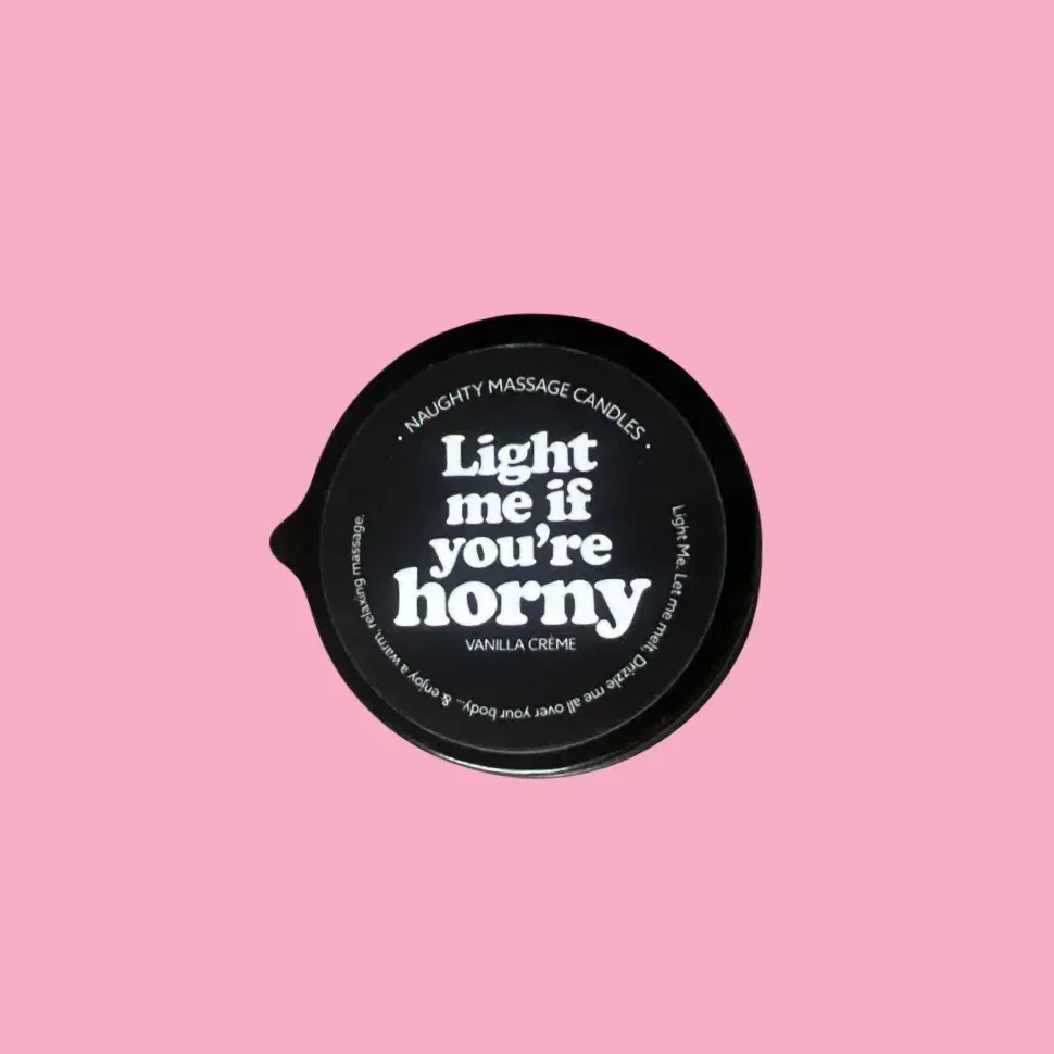Light Me If You're Horny Mini Massage Candle