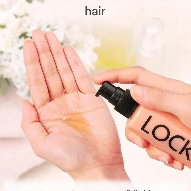 Linon Rock Oil Linon Oil For Ironing Heat Keep Curl Styling Oil White Floral  (100 ml)