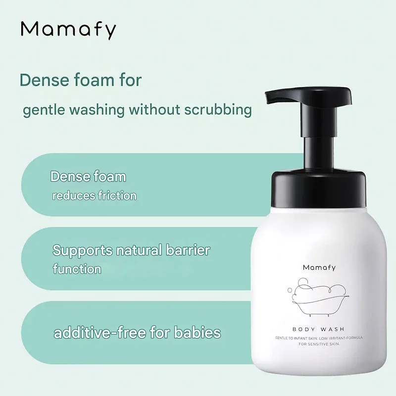 Mamafy Full Foam Body Wash | 15.7 fl oz (450 ml) | Hypoallergenic
