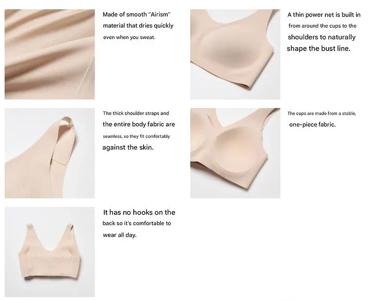 UniQlo Wireless Bra / Ultra Relax 479192 Japan best brand