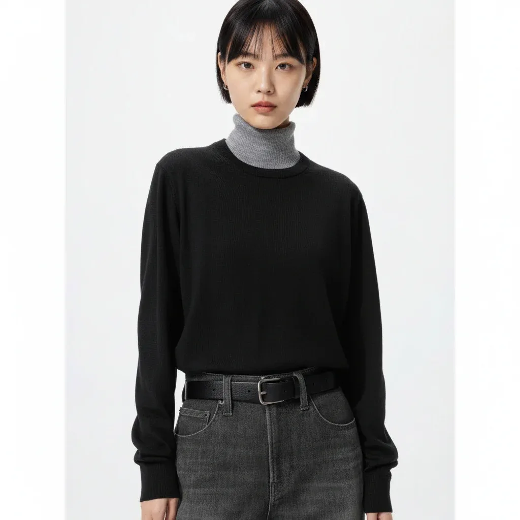 UniQlo Merino Crew Neck Sweater 478330 Japan best brand