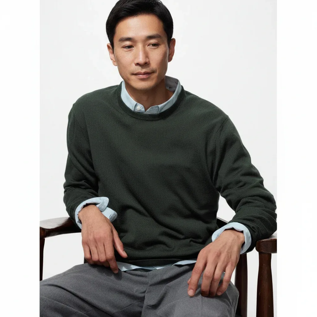 UniQlo Merino Crew Neck Sweater 478535/486058 Japan best brand