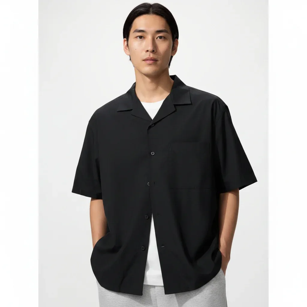 UniQlo Open Collar Shirt 487791  japan best brand