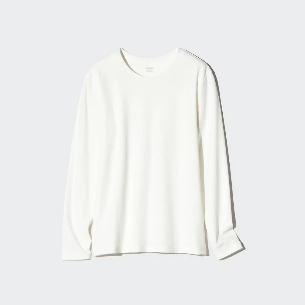 UniQlo Ultra Warm Heattech Cotton Crew Neck T 485833 Japan best brand