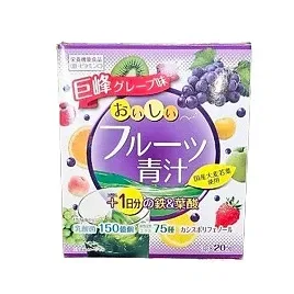 Yuwa Delicious Fruit Aojiru Juice, Iron & Folic Acid, 20/40 Packets