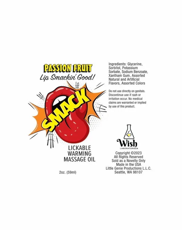 SMACK Tarts Lickable Lube - Sour Pineapple